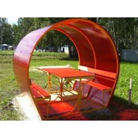 Беседка из поликарбоната